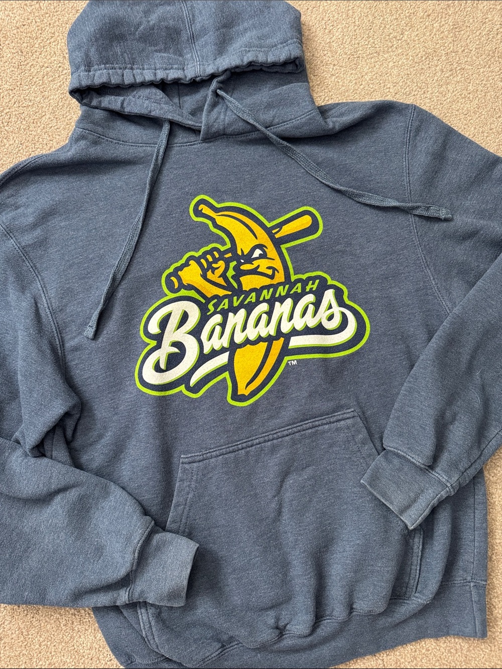 Savannah Bananas Women’s Navy Blue Hoodie - Small 💛